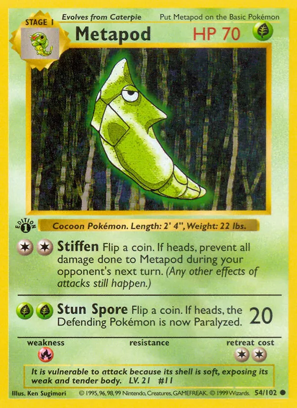 Metapod (Base Set #54/102)