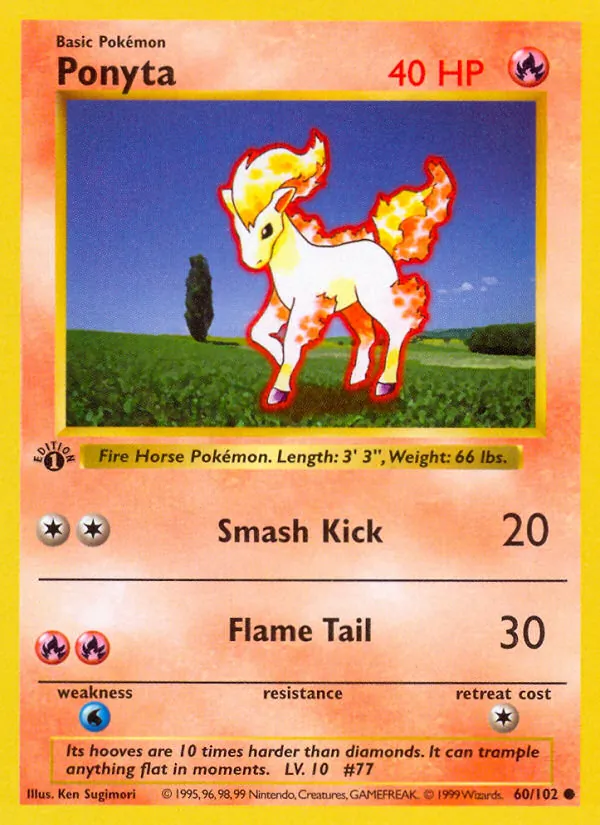 Ponyta (Base Set #60/102)