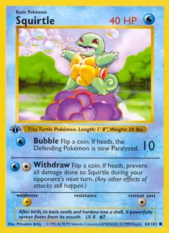Squirtle (Base Set #63/102)