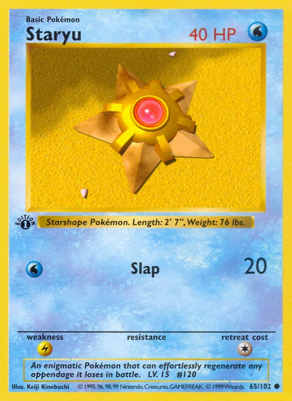 Staryu (Base Set #65/102)