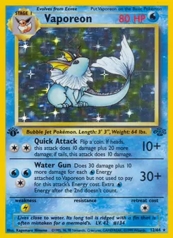 Vaporeon (Jungle #12/64)