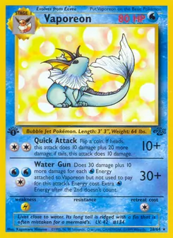 Vaporeon (Jungle #28/64)