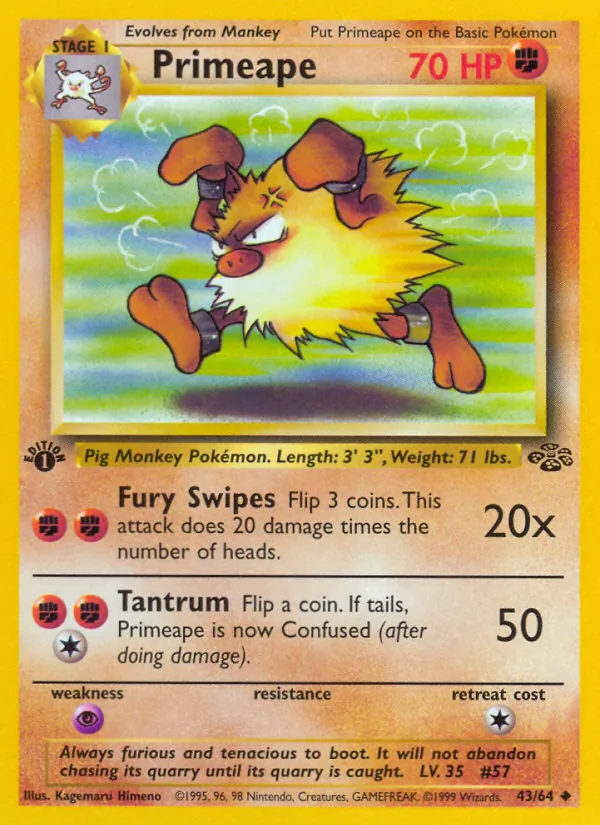 Primeape (Jungle #43/64)