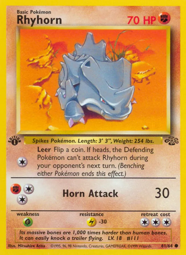 Rhyhorn (Jungle #61/64)