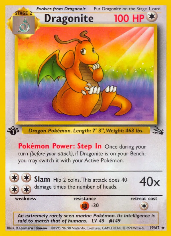 Dragonite (Fossil #19/62)