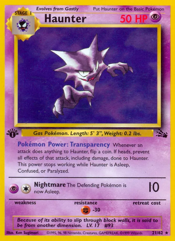 Haunter (Fossil #21/62)
