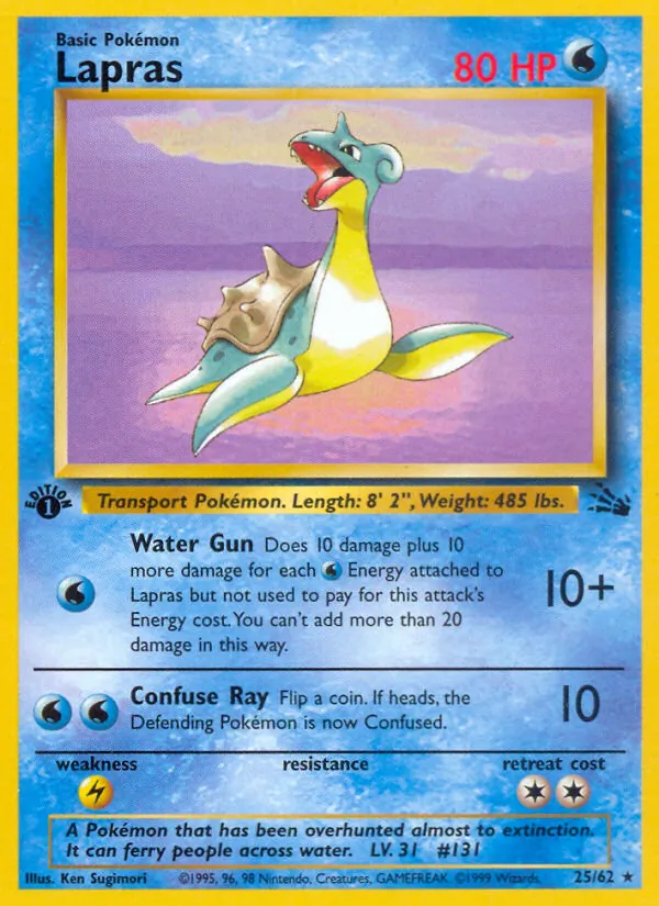 Lapras (Fossil #25/62)