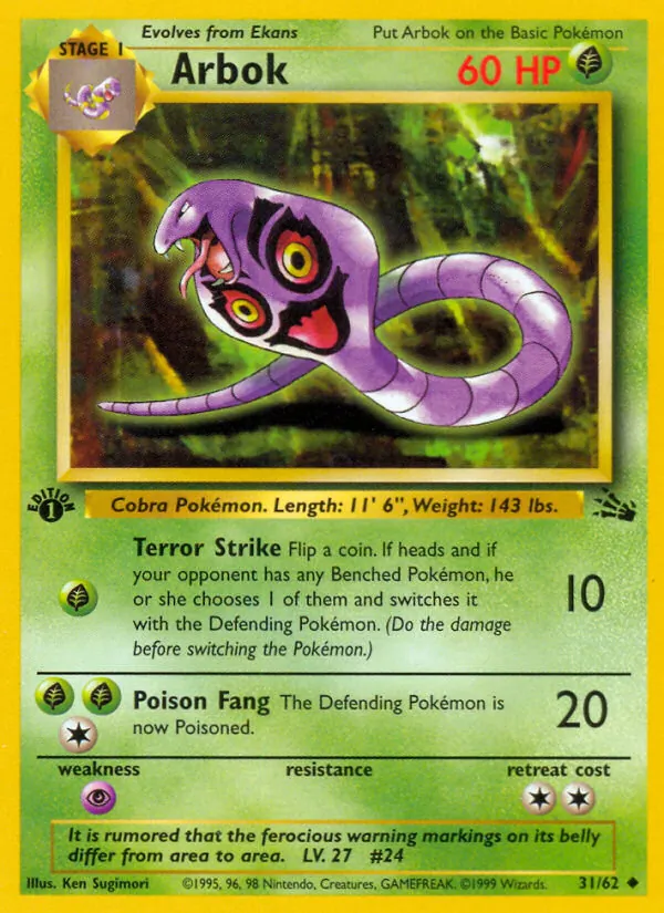 Arbok (Fossil #31/62)