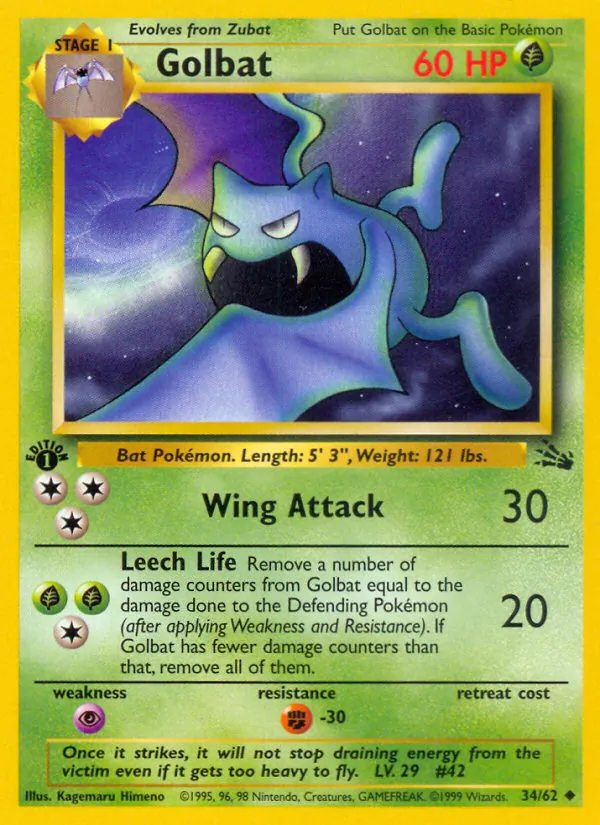 Golbat (Fossil #34/62)