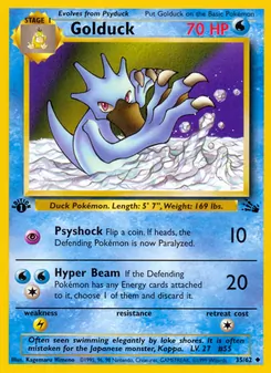Golduck (Fossil #35/62)