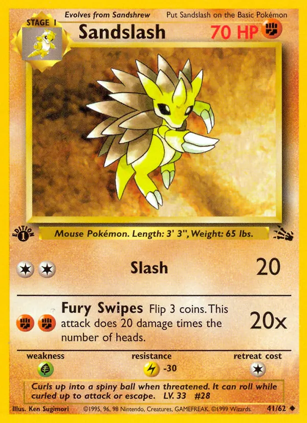 Sandslash (Fossil #41/62)