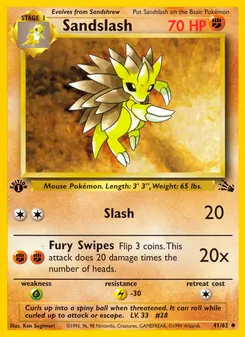 Sandslash (Fossil #41/62)