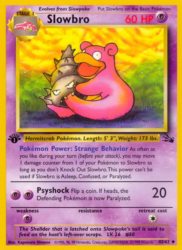 Slowbro (Fossil #43/62)