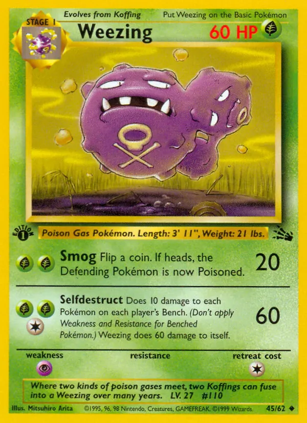 Weezing (Fossil #45/62)