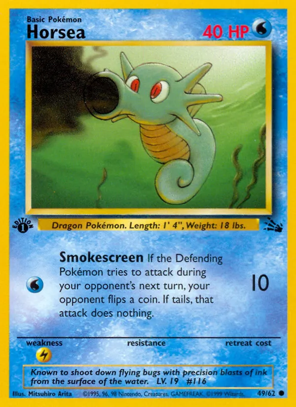 Horsea (Fossil #49/62)