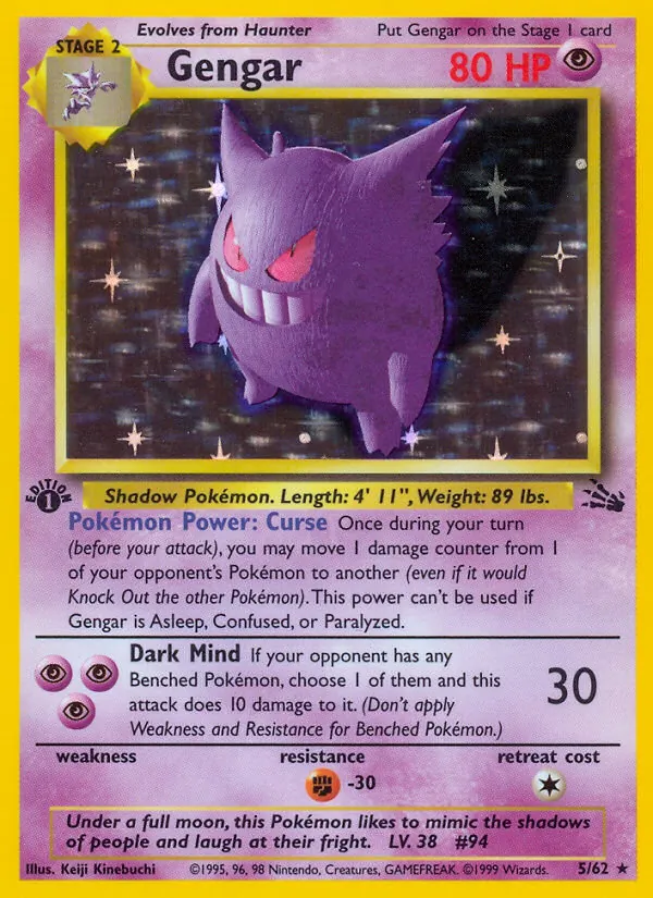 Gengar (Fossil #5/62)
