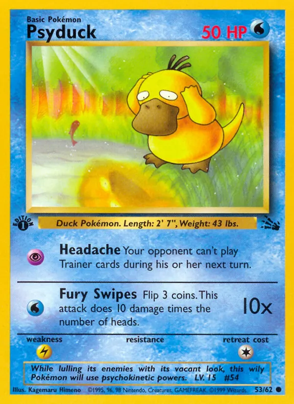 Psyduck (Fossil #53/62)
