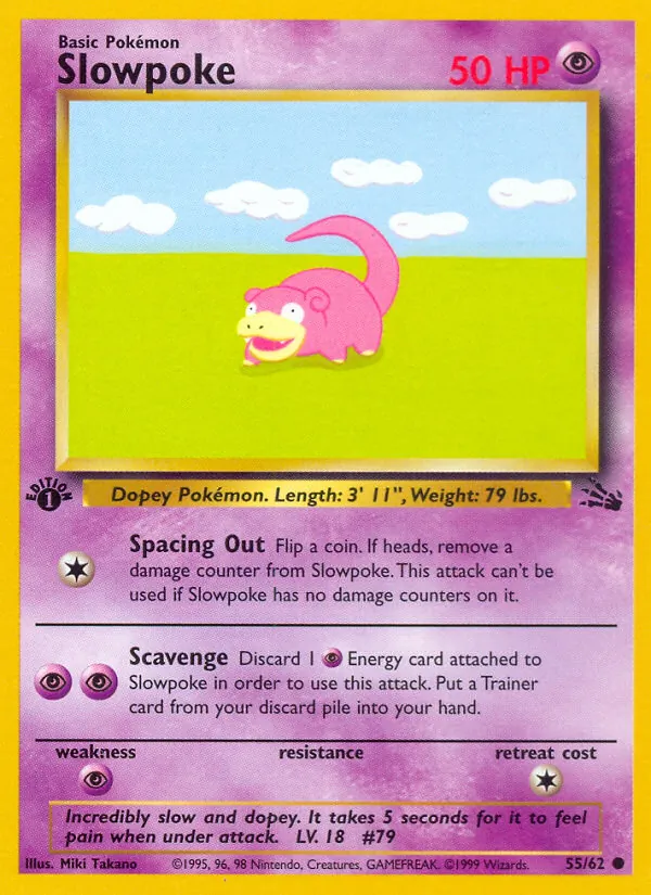 Slowpoke (Fossil #55/62)