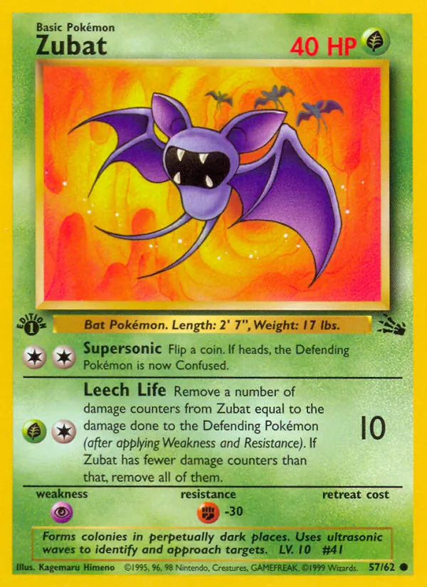 Zubat (Fossil #57/62)