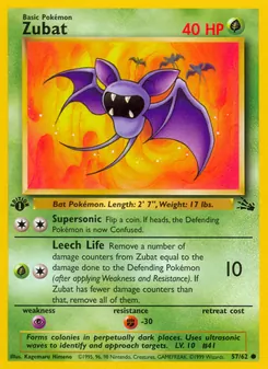 Zubat (Fossil #57/62)