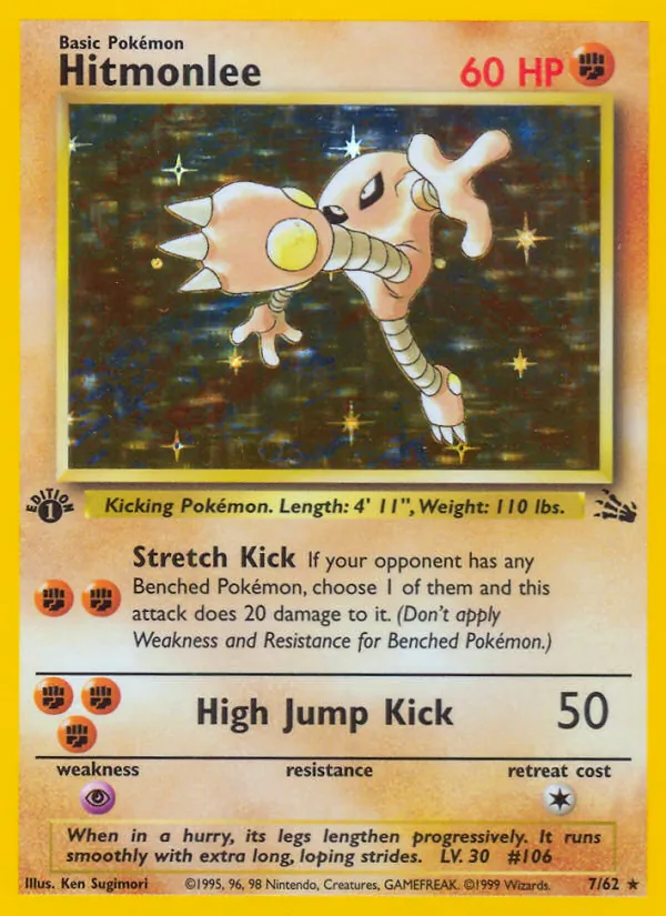 Hitmonlee (Fossil #7/62)
