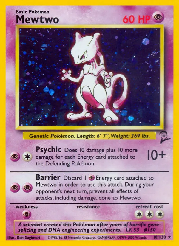 Mewtwo (Base Set 2 #10/130)
