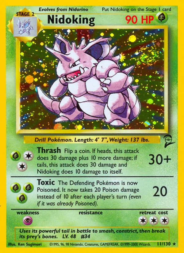 Nidoking (Base Set 2 #11/130)