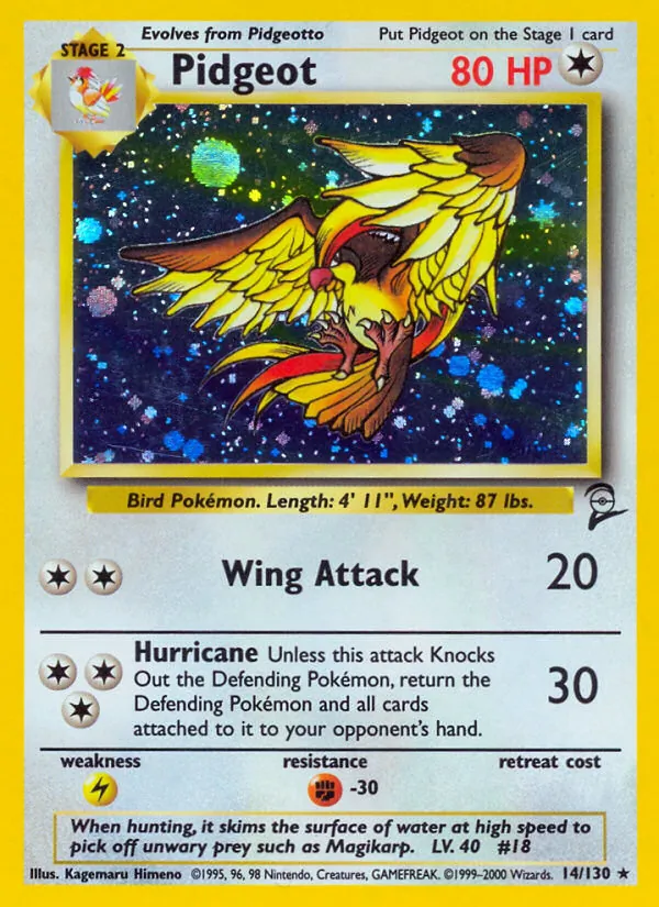 Pidgeot (Base Set 2 #14/130)