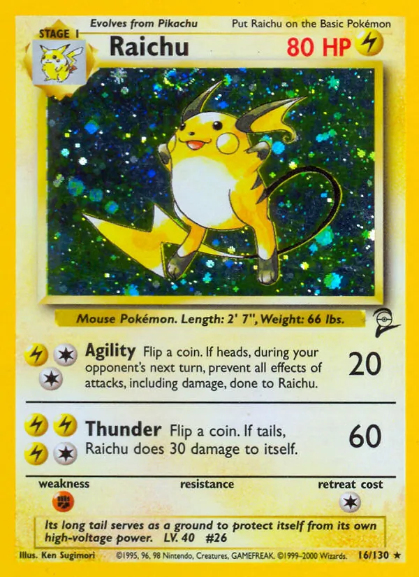 Raichu (Base Set 2 #16/130)