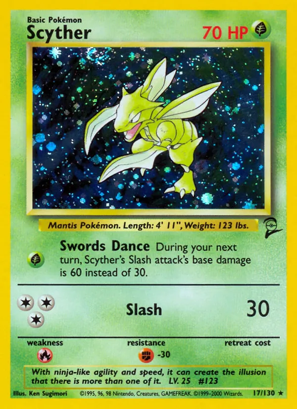 Scyther (Base Set 2 #17/130)