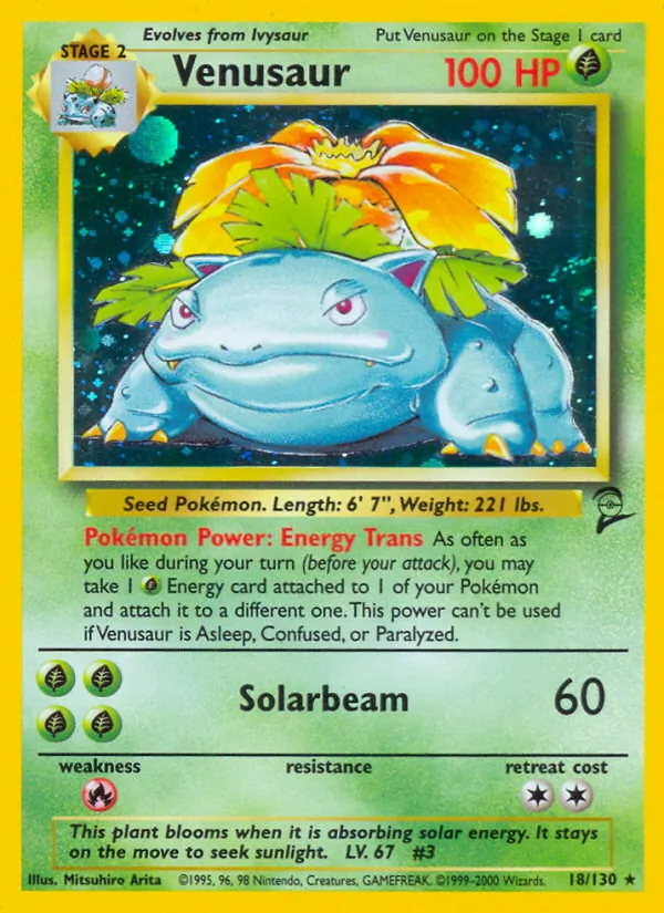 Venusaur (Base Set 2 #18/130)