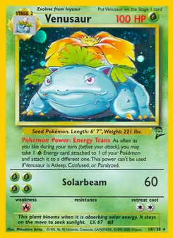 Venusaur (Base Set 2 #18/130)