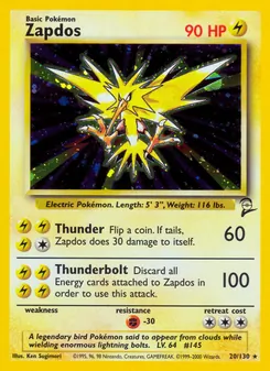 Zapdos (Base Set 2 #20/130)