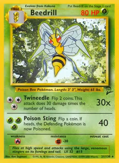 Beedrill (Base Set 2 #21/130)