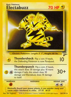 Electabuzz (Base Set 2 #24/130)