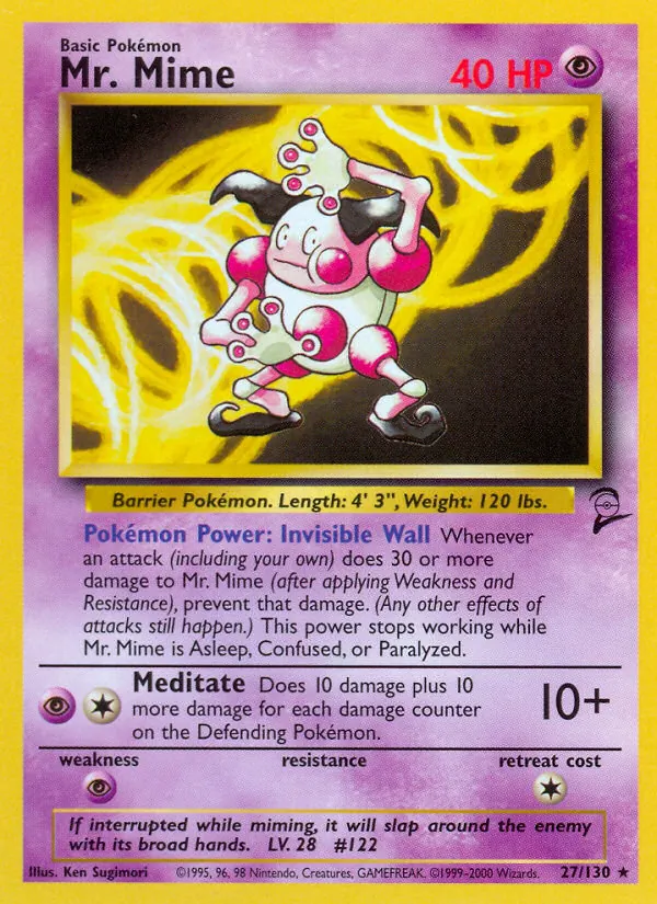 Mr. Mime (Base Set 2 #27/130)