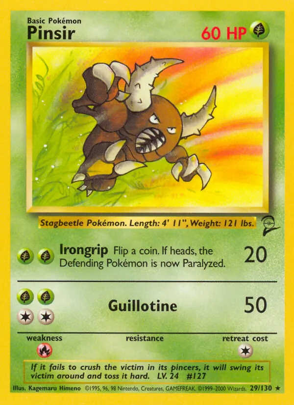 Pinsir (Base Set 2 #29/130)