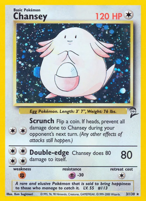 Chansey (Base Set 2 #3/130)