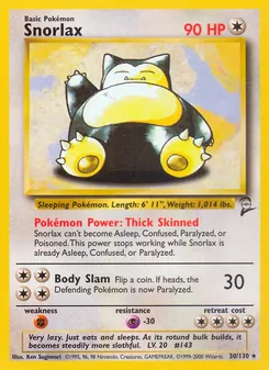 Snorlax (Base Set 2 #30/130)