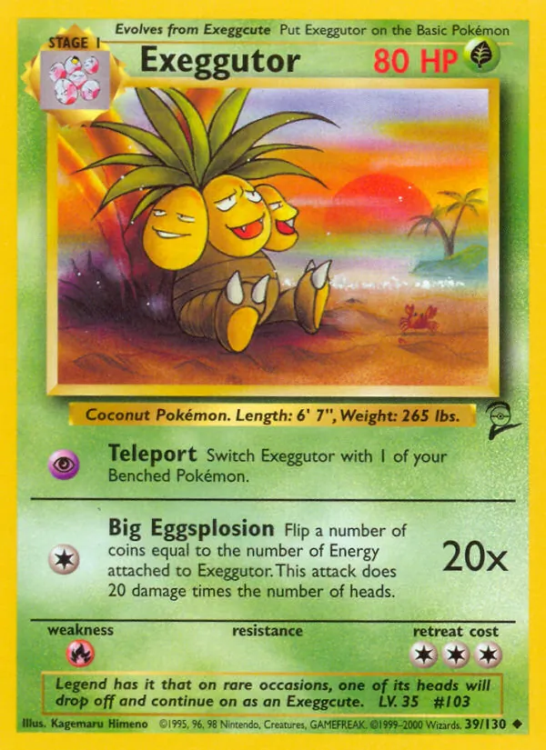 Exeggutor (Base Set 2 #39/130)