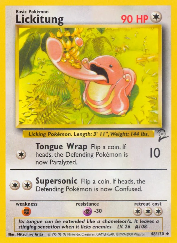 Lickitung (Base Set 2 #48/130)