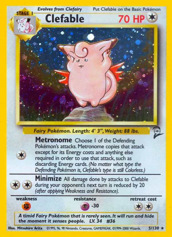 Clefable (Base Set 2 #5/130)