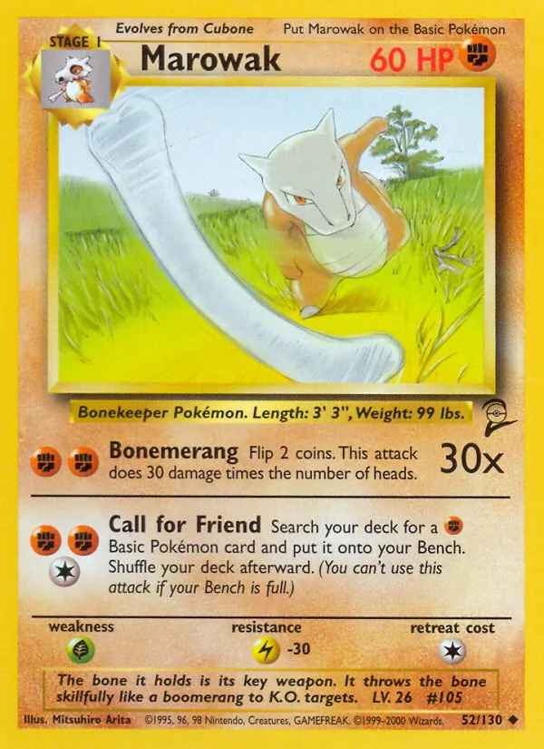 Marowak (Base Set 2 #52/130)