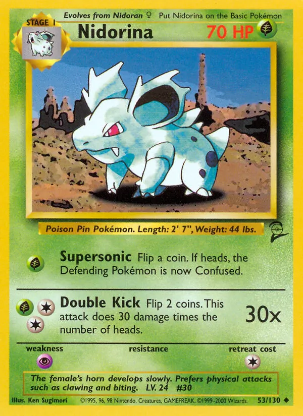 Nidorina (Base Set 2 #53/130)