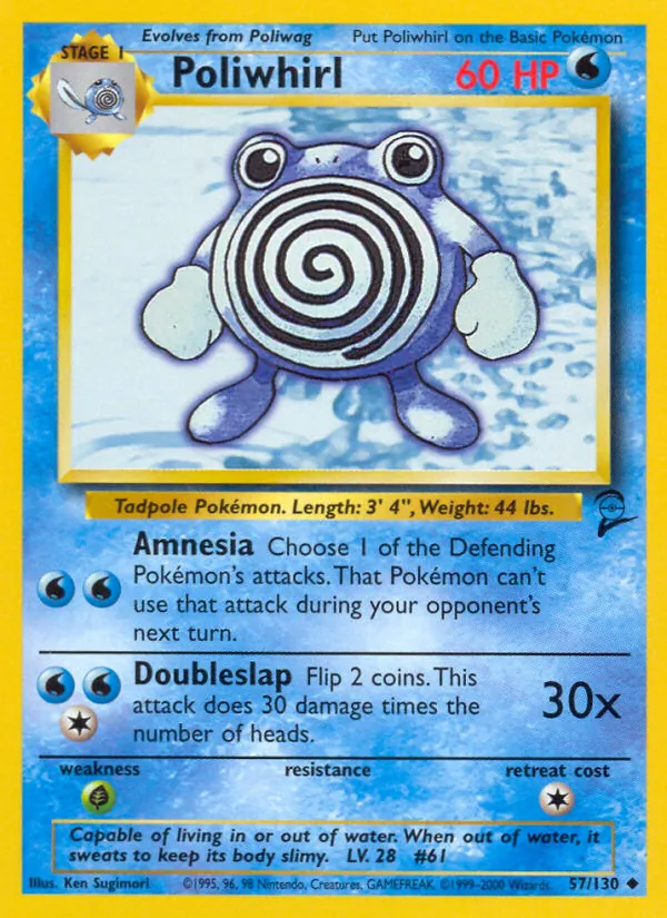 Poliwhirl (Base Set 2 #57/130)