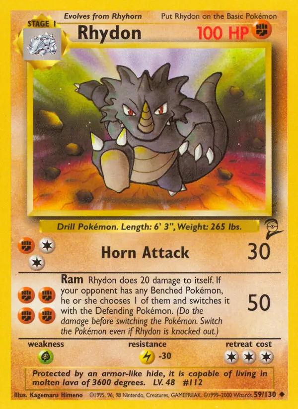 Rhydon (Base Set 2 #59/130)