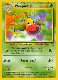 Weepinbell (Base Set 2 #64/130)