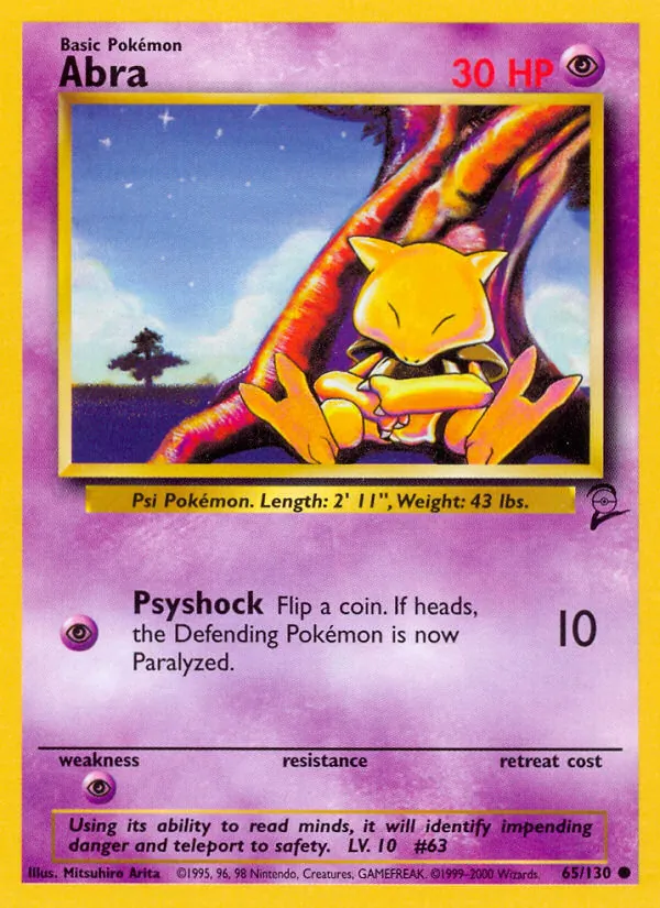 Abra (Base Set 2 #65/130)