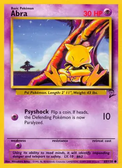 Abra (Base Set 2 #65/130)