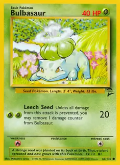 Bulbasaur (Base Set 2 #67/130)